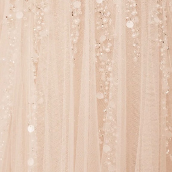 BHLDN Written in the Stars Beaded Tulle Open-Back Wedding Ballgown - Picture 10 of 17